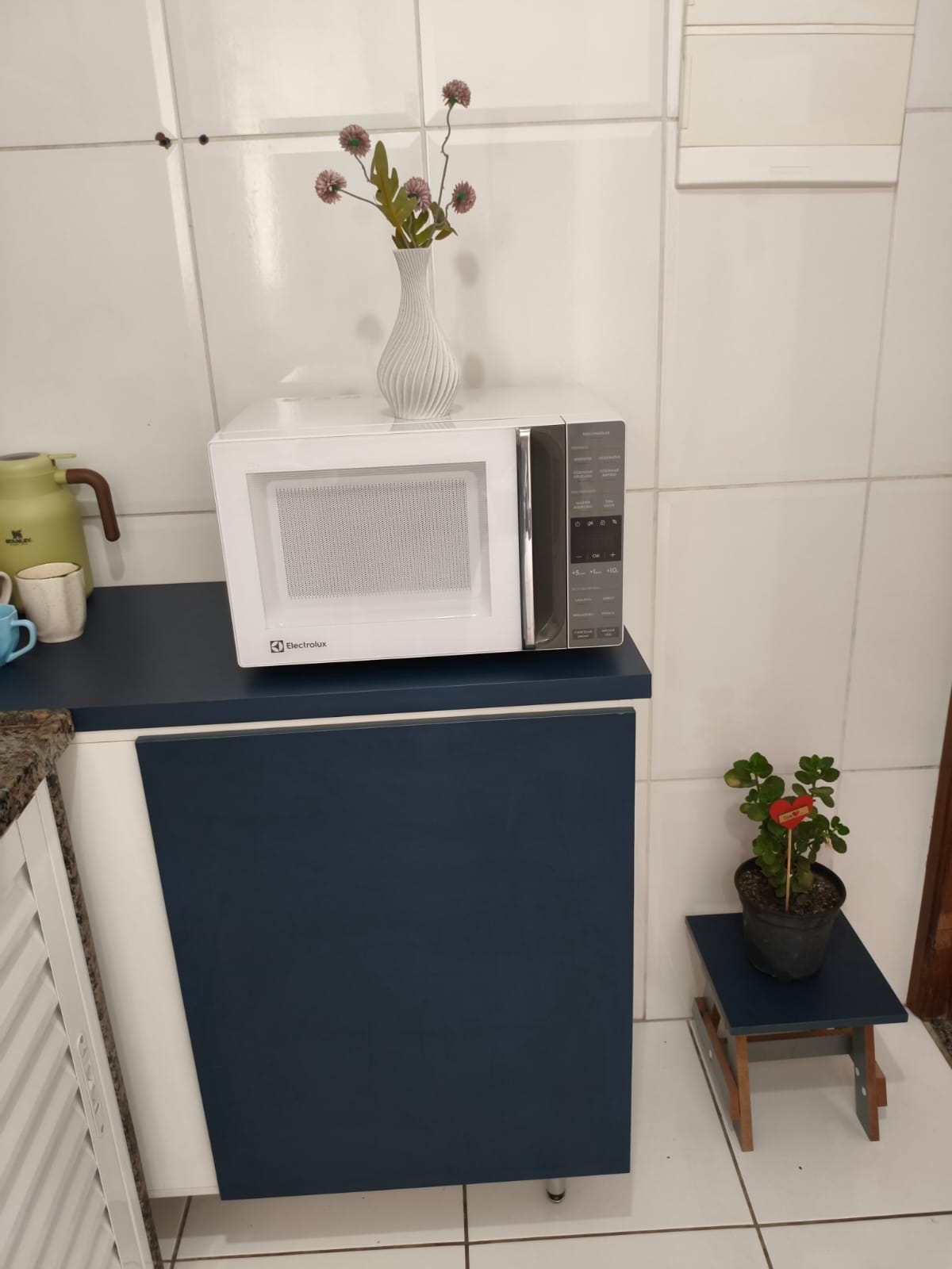 Cozinha Azul Petróleo Sob Medida - Wel Wood Marcenaria