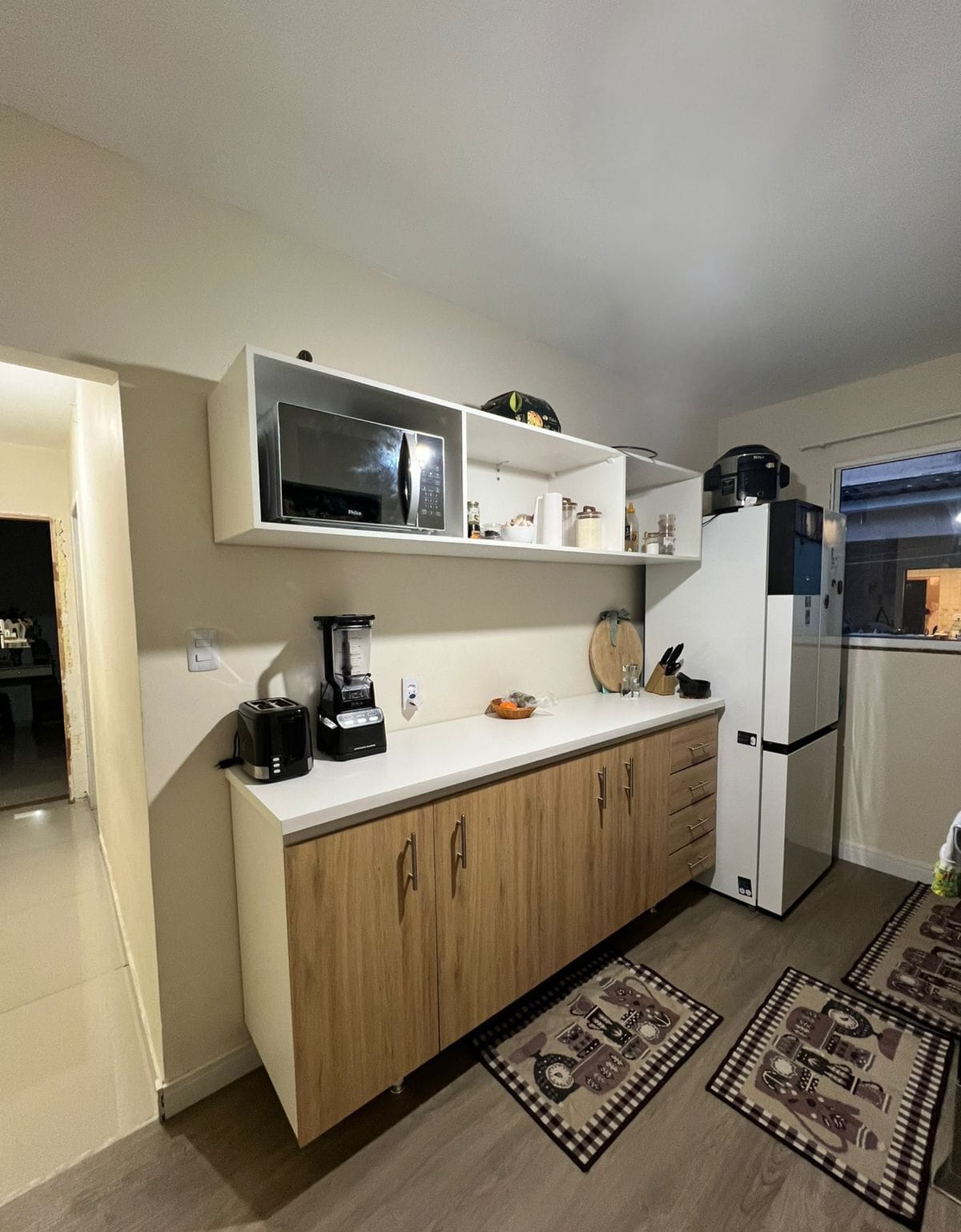 Cozinha Premium Freijó & Branco - Wel Wood Marcenaria